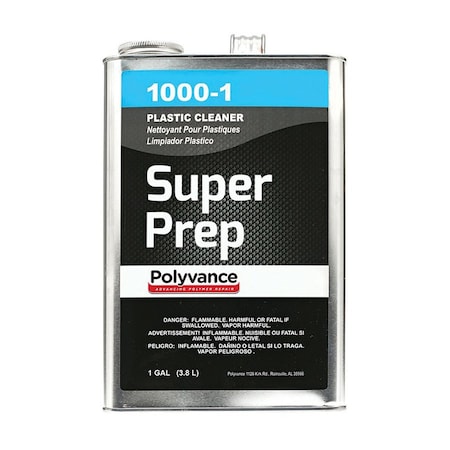 Polyvance Super Prep plastic cleaner gallon, Gallon 1000-1